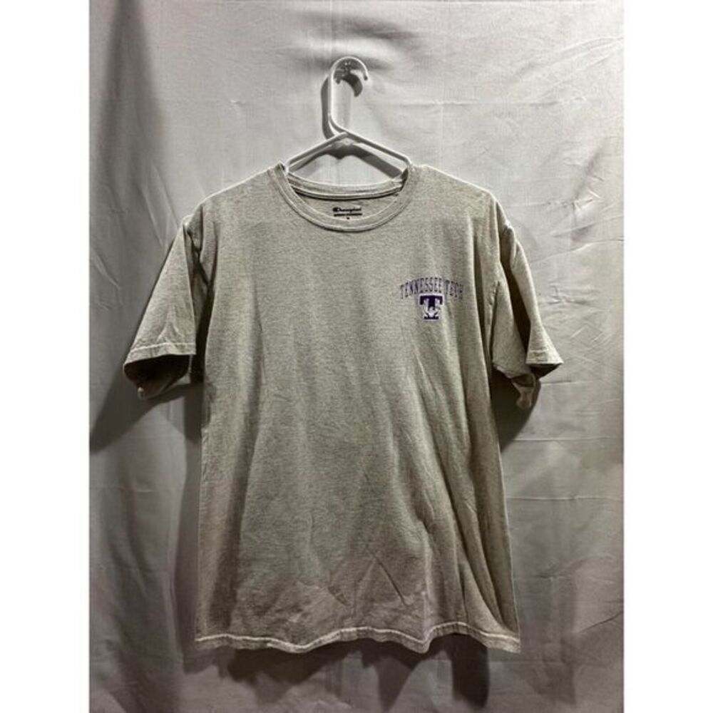Tennessee Tech‎ Champion T-Shirt Men's Medium Extra Gray Short Sleeve
